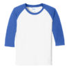 Port & Company Youth Core Blend 3/4-Sleeve Raglan Tee - Image 2